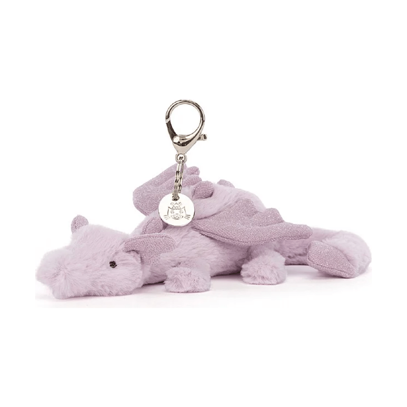 Jellycat - Lavender Dragon Bag Charm