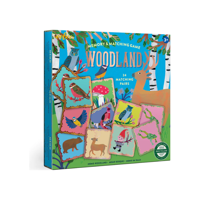 eeBoo Woodland Memory & Matching Game