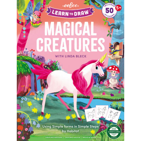 eeBoo Magical Creatures Sketchbook