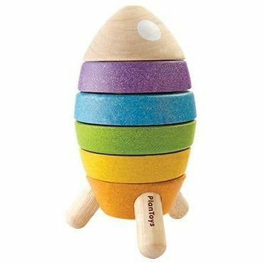 Plan toys store stacking rocket