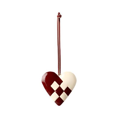 Maileg Metal Ornament, Large Heart -Red Ornaments Maileg   