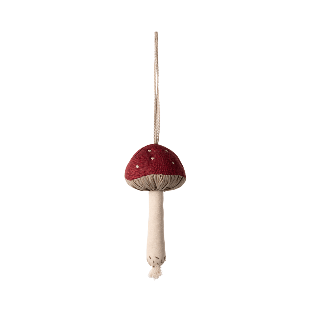 Maileg Mushroom Ornament - Red Ornaments Maileg   