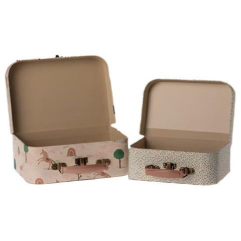 Maileg Suitcases With Fabric, 2 piece set Suitcase Maileg   