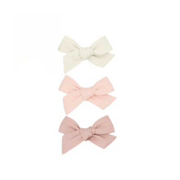 Lou Lou & Company Linen Bow 3 Pack Hair clip Lou Lou & Company Ballet  