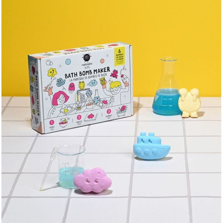 Nailmatic Kids DIY Bath Bomb Maker Kit Natural Toiletries Nailmatic Kids   