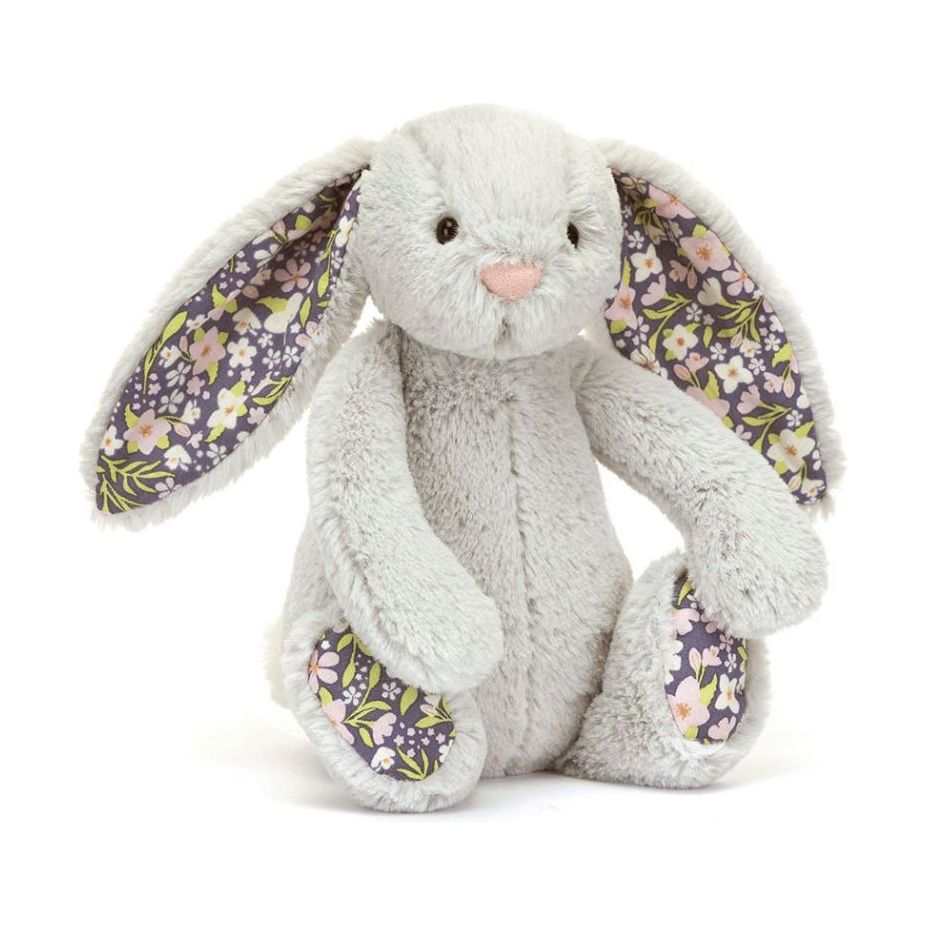 Jellycat Blossom Silver Bunny 'Bloom' - Small Easter & Spring Jellycat