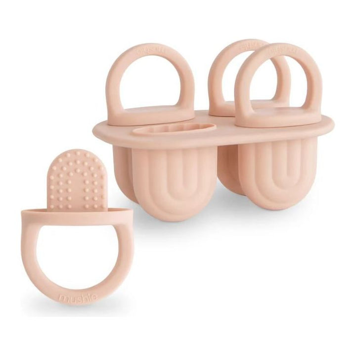 Mushie Toddler Ice Pop Tray Mealtime Mushie Blush  