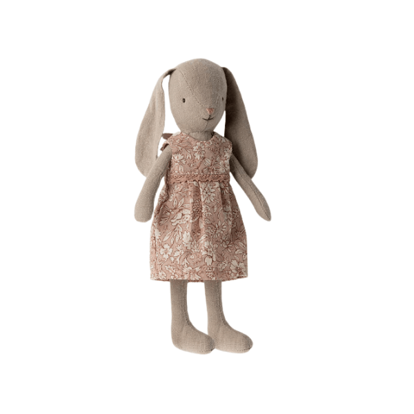 Maileg Bunny Size 1, Classic - Flower Dress Dolls Maileg   