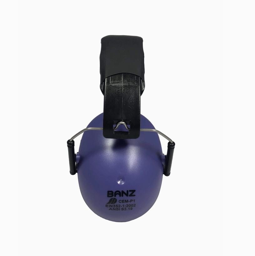 Banz Kids Earmuffs Accessory BANZ Carewear for Kids Dark Purple  