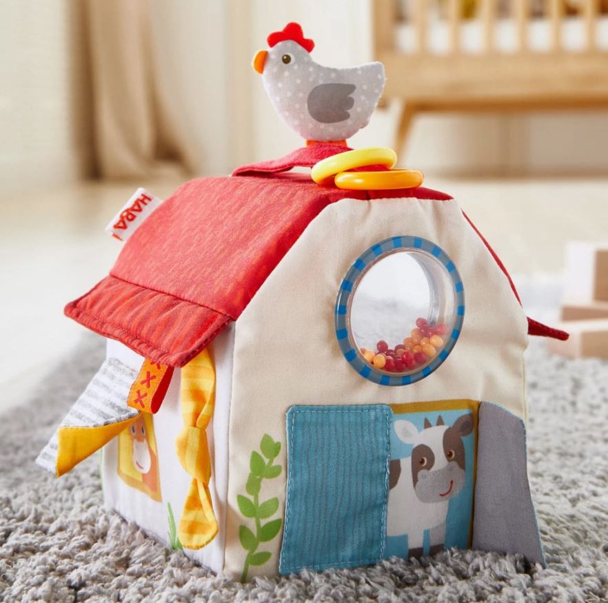 Haba Farmyard Play Cube Toddler And Pretend Play Haba   