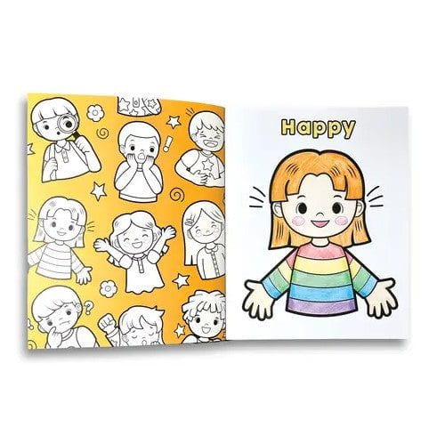 Ooly Toddler Coloring Book - Feelings Color-In Book Ooly   