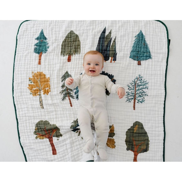 Clementine Kids Forest Quilt Swaddles & Blankets Clementine Kids