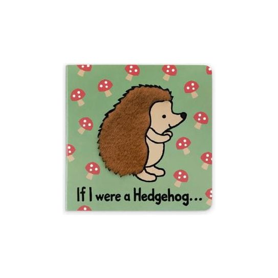 Jellycat If I Were A Hedgehog Book - Green Jellycat Books Jellycat   