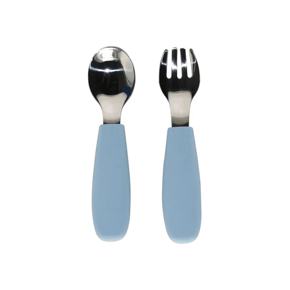 Noüka Toddler Cutlery Set Bottles & Sippies Noüka Lily Blue  