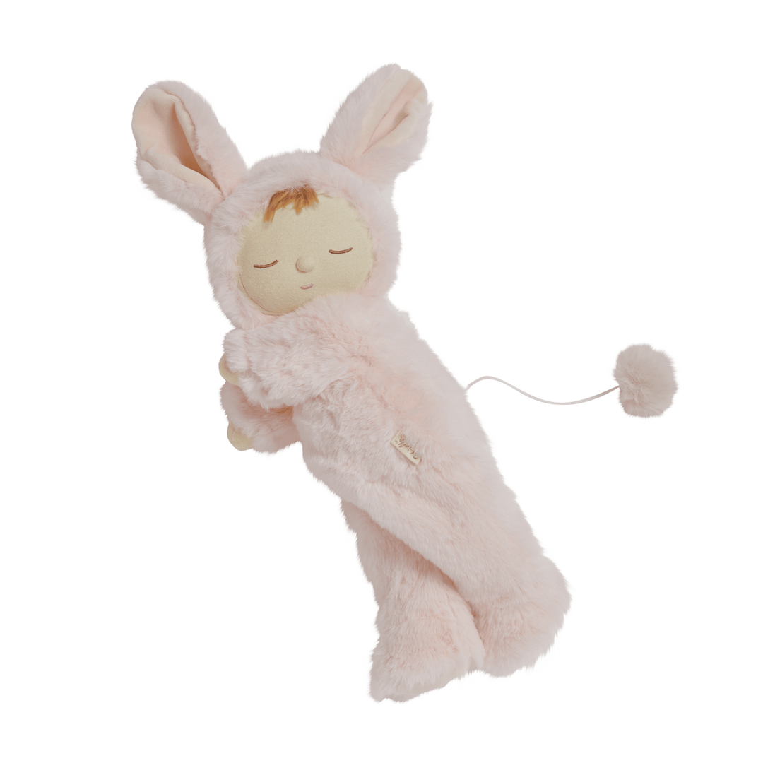 Olli Ella Lullaby Cozy Dinkum Bunny Moppet - Pink Dolls Olliella