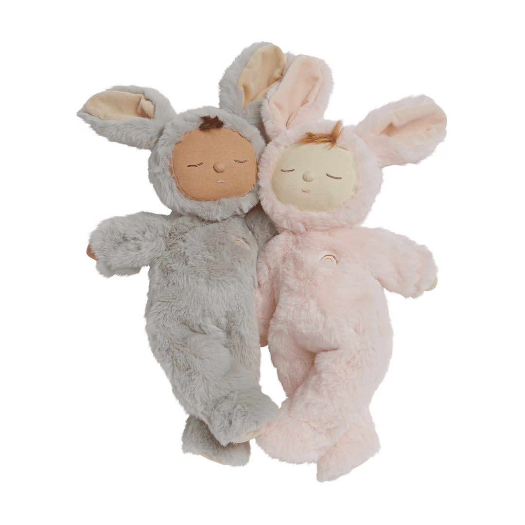 Olli Ella Lullaby Cozy Dinkum Bunny Moppet - Pink Dolls Olliella