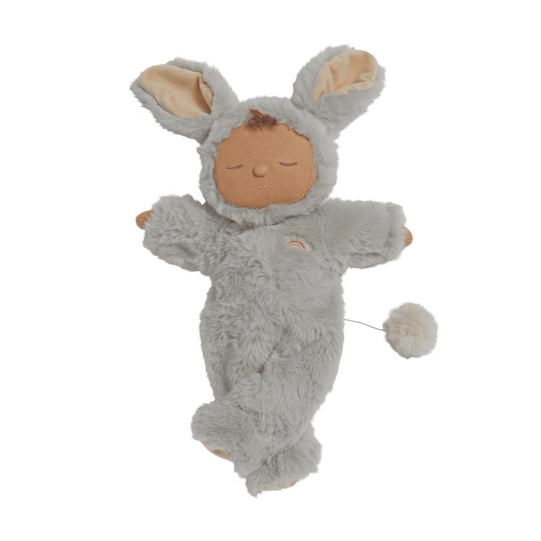 Olli Ella Lullaby Cozy Dinkum Bunny Pip - Smoke Dolls Olliella