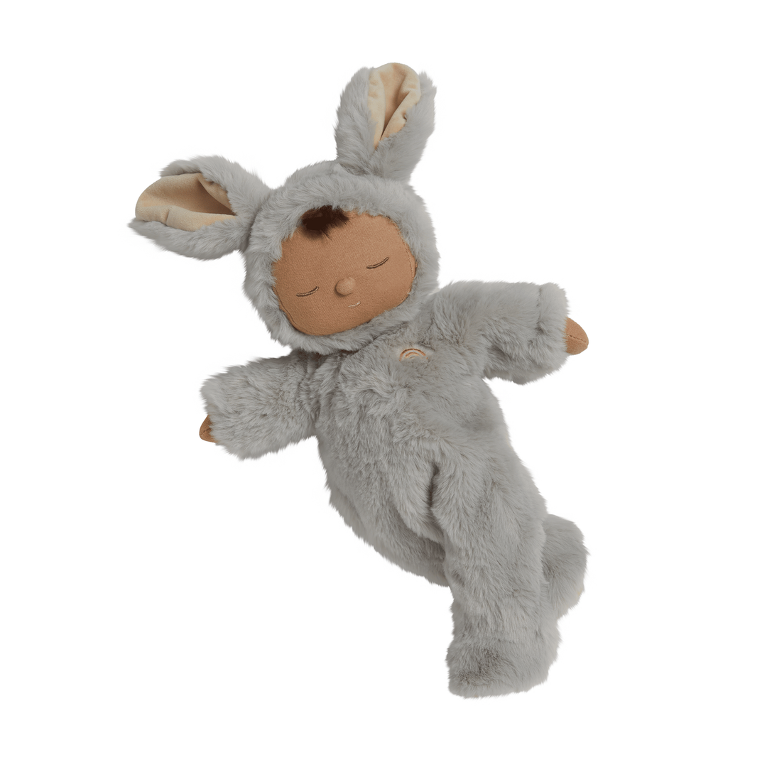 Olli Ella Lullaby Cozy Dinkum Bunny Pip - Smoke Dolls Olliella