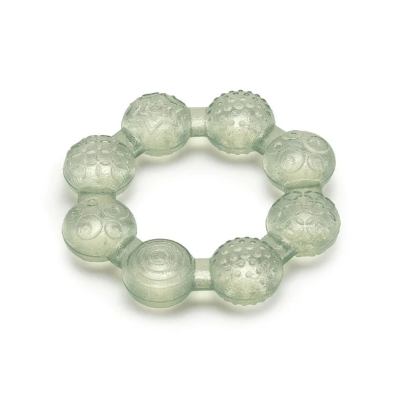 Noüka Cooling Ring Teether Pacifiers and Teething Noüka Moss  