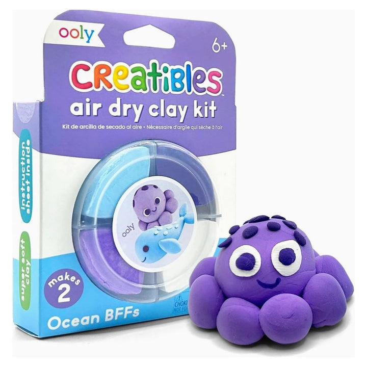 Ooly Creatibles D.I.Y. Air-Dry Clay Kit Clay/Dough Ooly Ocean BFFs  