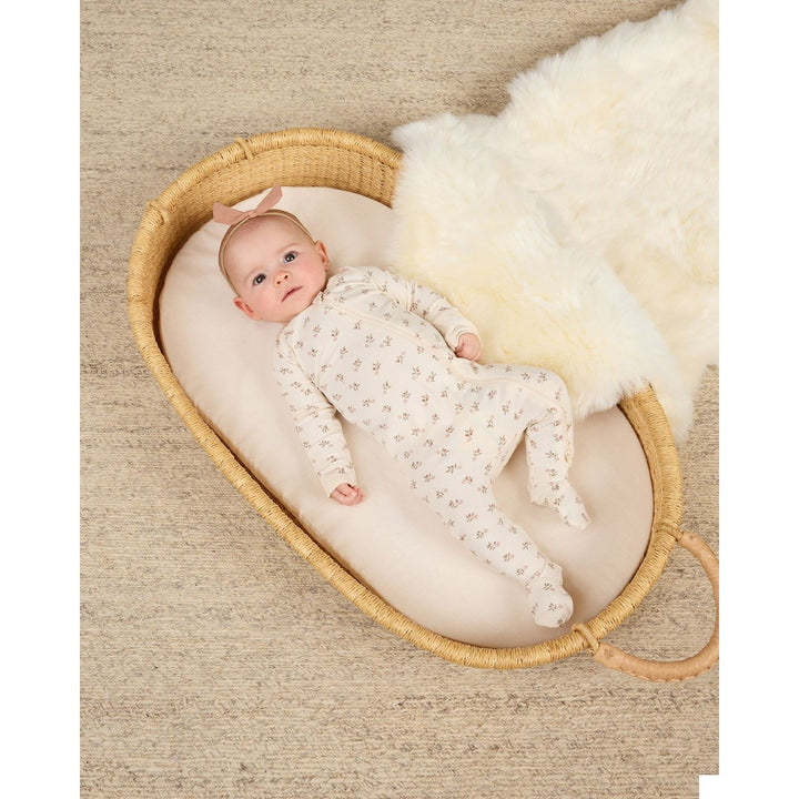 Quincy Mae Bamboo Zip Footie - Holly Berry Footie Quincy Mae   