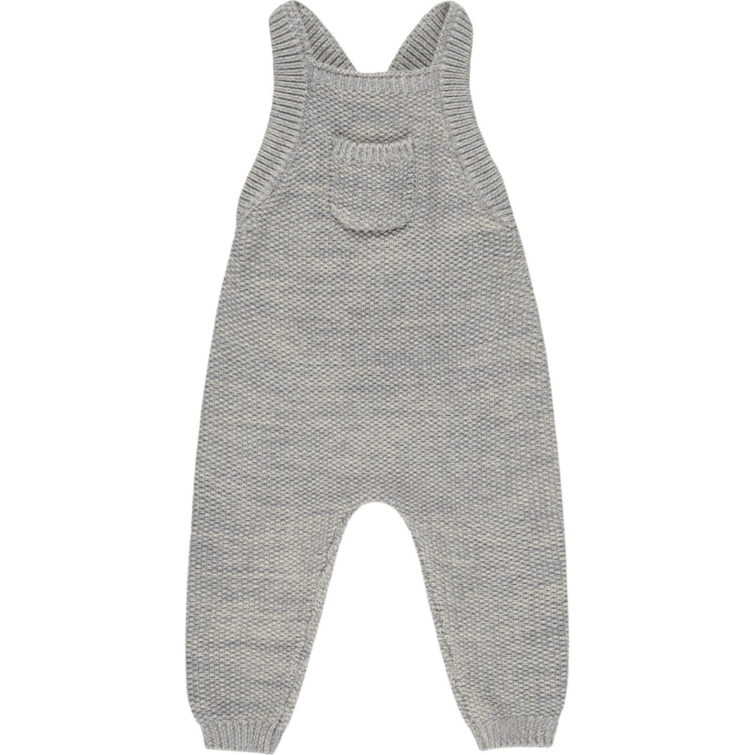 Quincy Mae Knit Overall - Heathered Blue Tops & Bottoms Quincy Mae