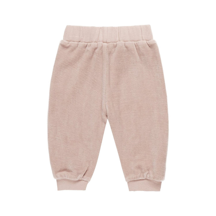 Quincy Mae Velour Relaxed Sweatpant - Blush Tops & Bottoms Quincy Mae   