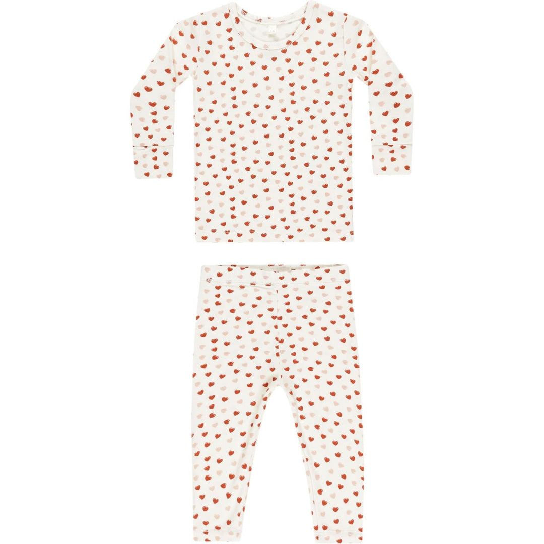 Quincy Mae Bamboo Pajama Set - Valentines Pajamas Quincy Mae