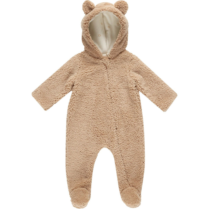 Quincy Mae Bear Jumpsuit - Beige Jumpsuit Quincy Mae   