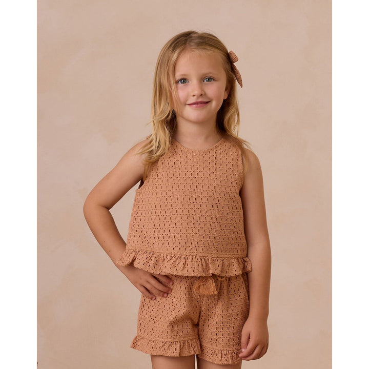 Rylee + Cru Leonie Set - Grapefruit Tops & Bottoms Rylee + Cru