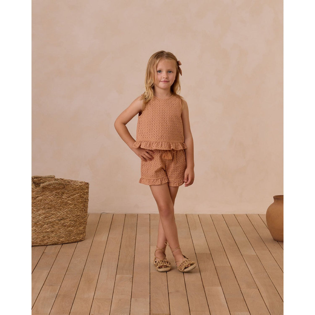 Rylee + Cru Leonie Set - Grapefruit Tops & Bottoms Rylee + Cru