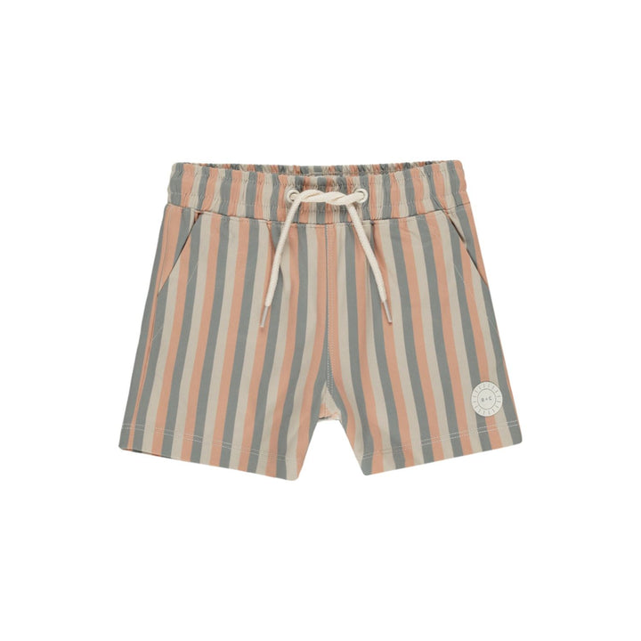 Rylee + Cru Boardshort - Multi-Stripe Swimwear Rylee + Cru