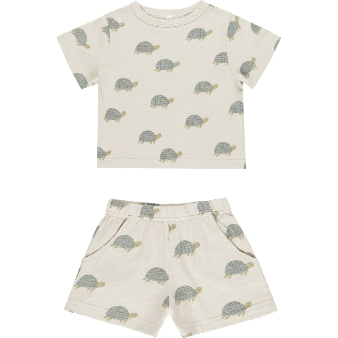 Rylee + Cru Play Set - Sea Turtles Tops & Bottoms Rylee + Cru