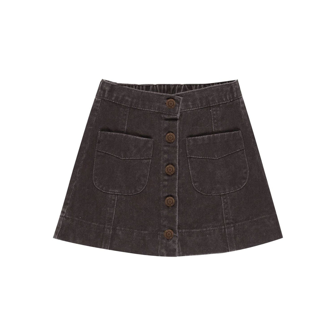 Rylee + Cru Denver Mini Skirt - Washed Black Tops & Bottoms Rylee + Cru   