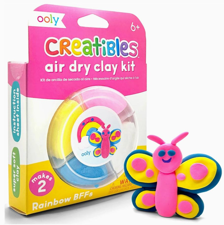 Ooly Creatibles D.I.Y. Air-Dry Clay Kit Clay/Dough Ooly Rainbow BFFs  