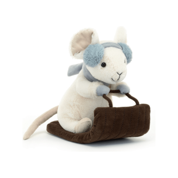 Jellycat Merry Mouse Sleighing Holiday Jellycat   