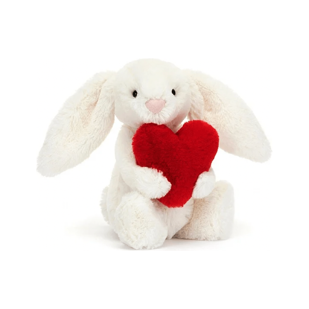 Jellycat Bashful Red Love Heart Bunny Bunnies Jellycat   