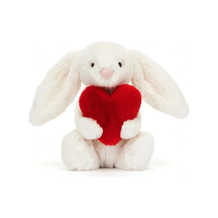 Jellycat Bashful Red Love Heart Bunny Bunnies Jellycat   