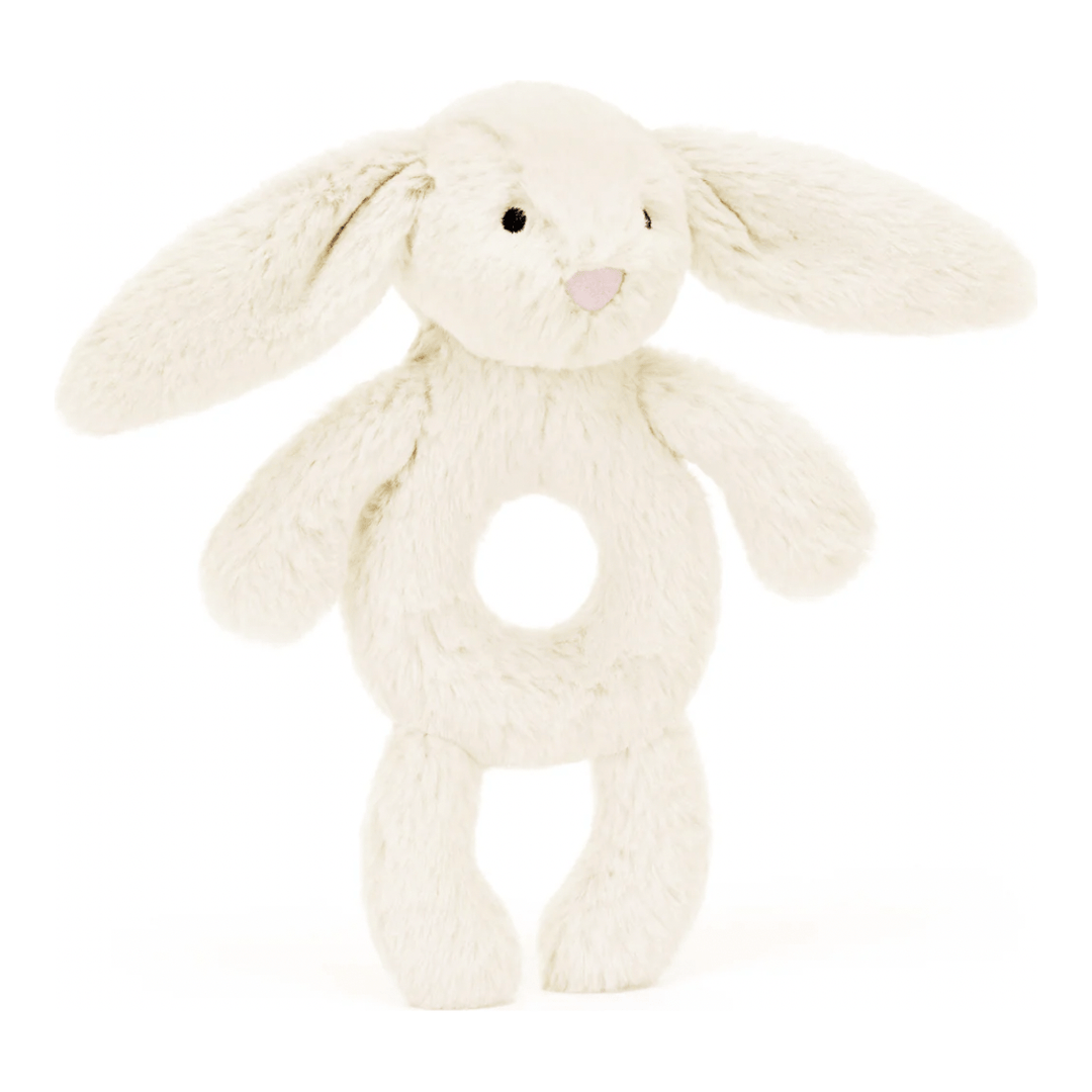 Jellycat Bashful Cream Bunny Ring Rattle Baby Jellycat Jellycat   