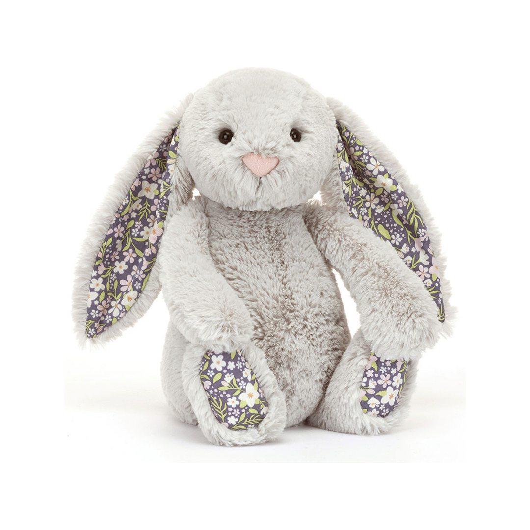 Jellycat Blossom Silver Bunny 'Bloom' - Small Easter & Spring Jellycat