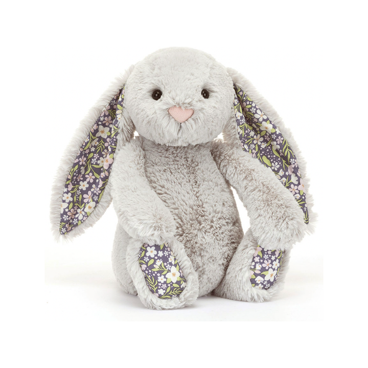 Jellycat Blossom Silver Bunny 'Bloom' - Small Easter & Spring Jellycat