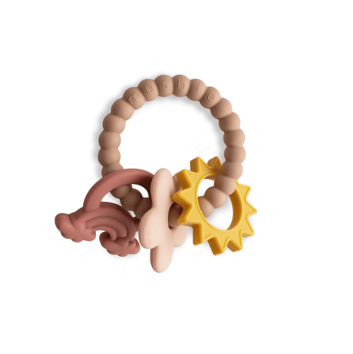 Mushie Teething Ring- Nature Pacifiers and Teething Mushie   