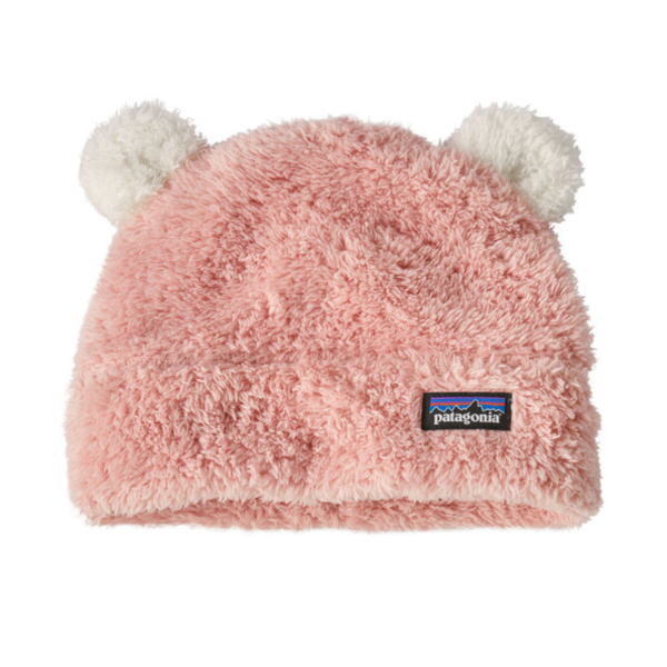 Fall 2024 Patagonia Baby Furry Friends Hat Baby & Toddler Hats Patagonia Mallow Pink 3 Months