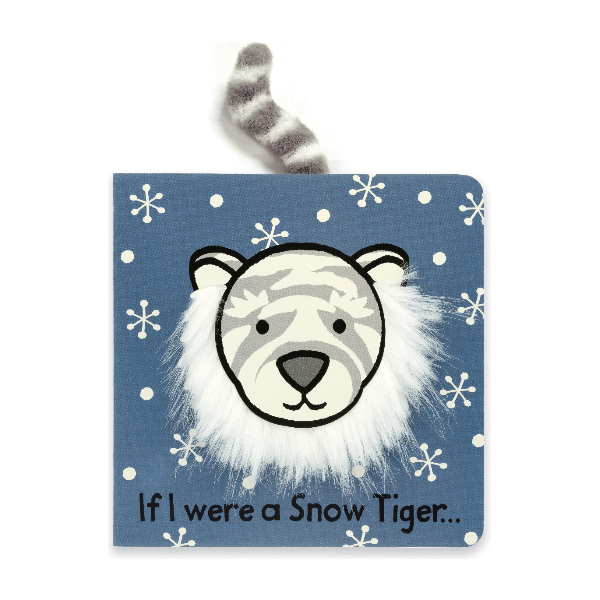 Jellycat If I Were A Snow Tiger Board Book Jellycat Books Jellycat   