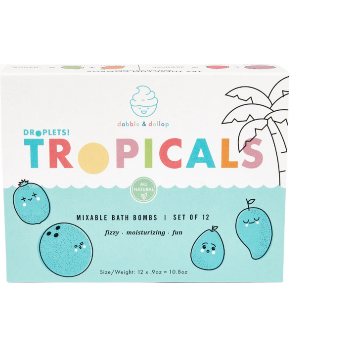 Dabble & Dollop Natural Bath Bombs Tropical Natural Toiletries Dabble & Dollop   