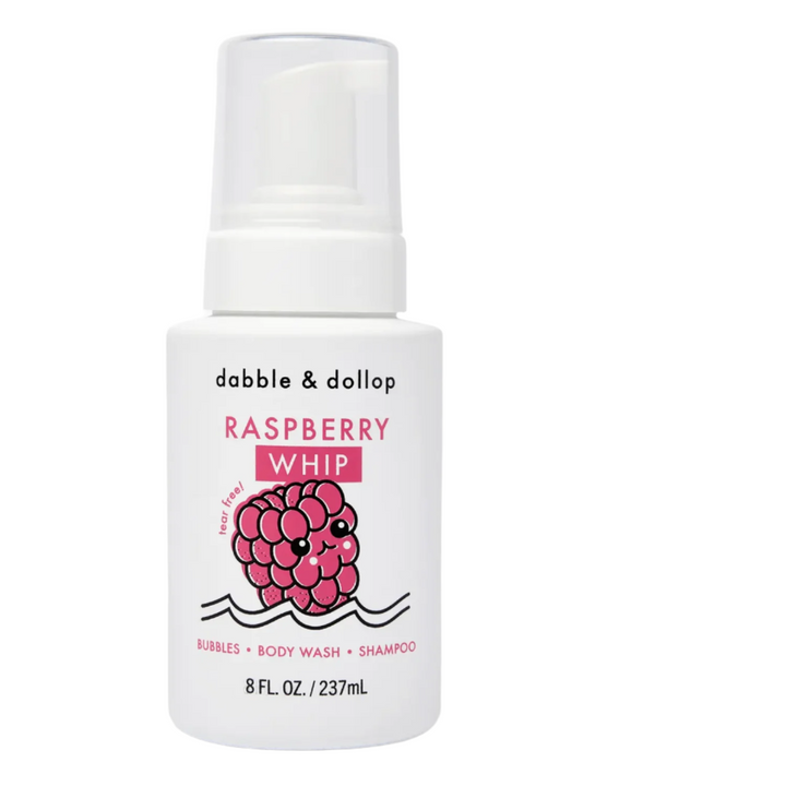 Dabble & Dollop All Natural Foaming Shampoo & Body Whip- Raspberry Natural Toiletries Dabble & Dollop   