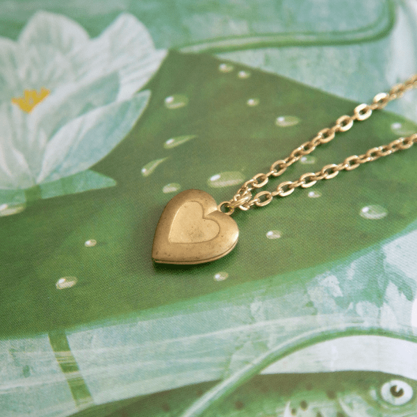 Kindred Objects- Vintage Mini Heart Necklace Necklace Kindred Objects