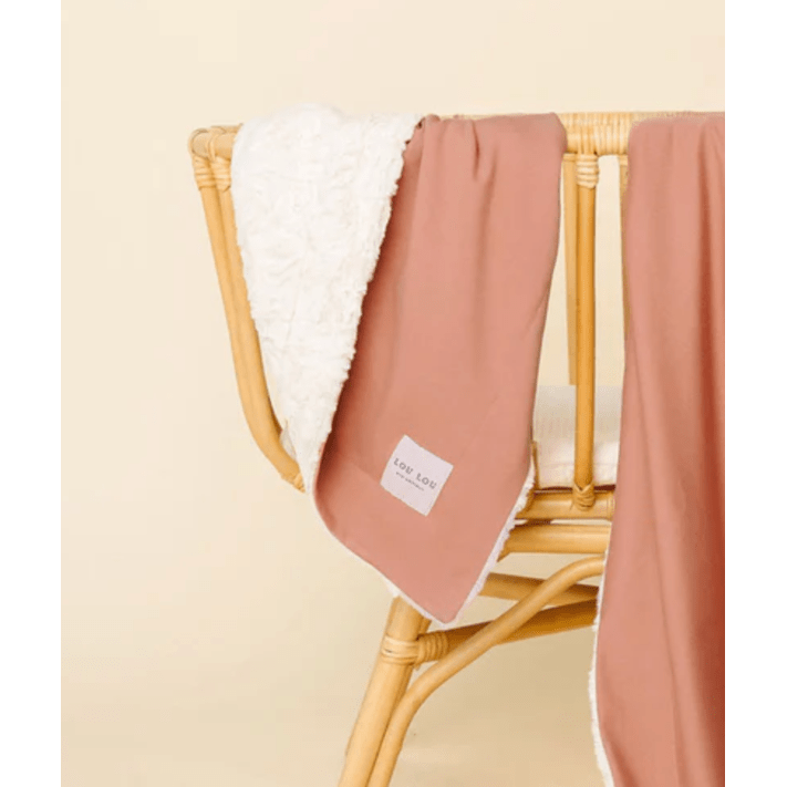 Lou Lou & Company - Cozy Blanket- Desert Pink Swaddles & Blankets Lou Lou & Company