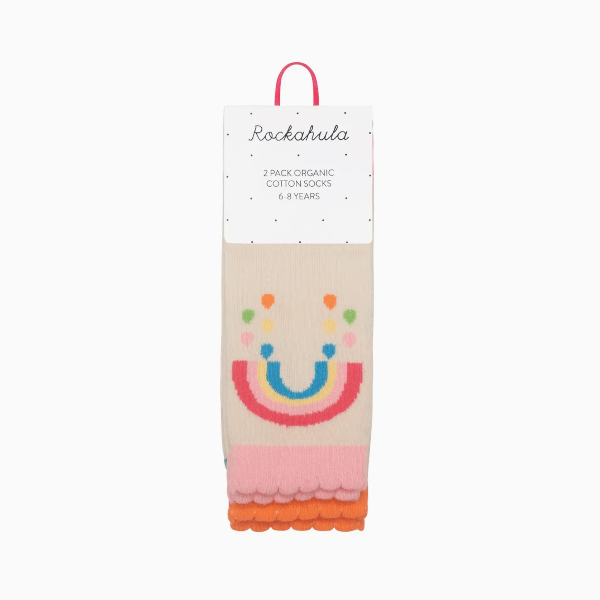 Rockahula Vintage Rainbow & Sun 2-Pack Socks Socks Rockahula