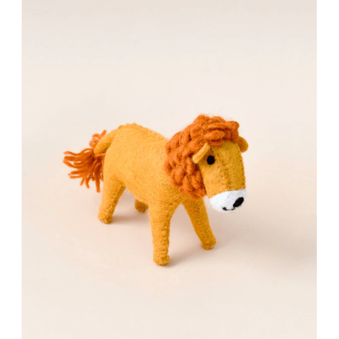 Tara Treasures Felt Safari Lion Toy Felt Toy Tara Treasures